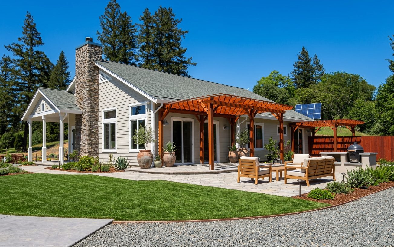 Pergola and trellis